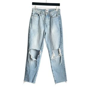BDG Urban Outfitters Slim Straight High Rise Ripped Jeans Womens size 25